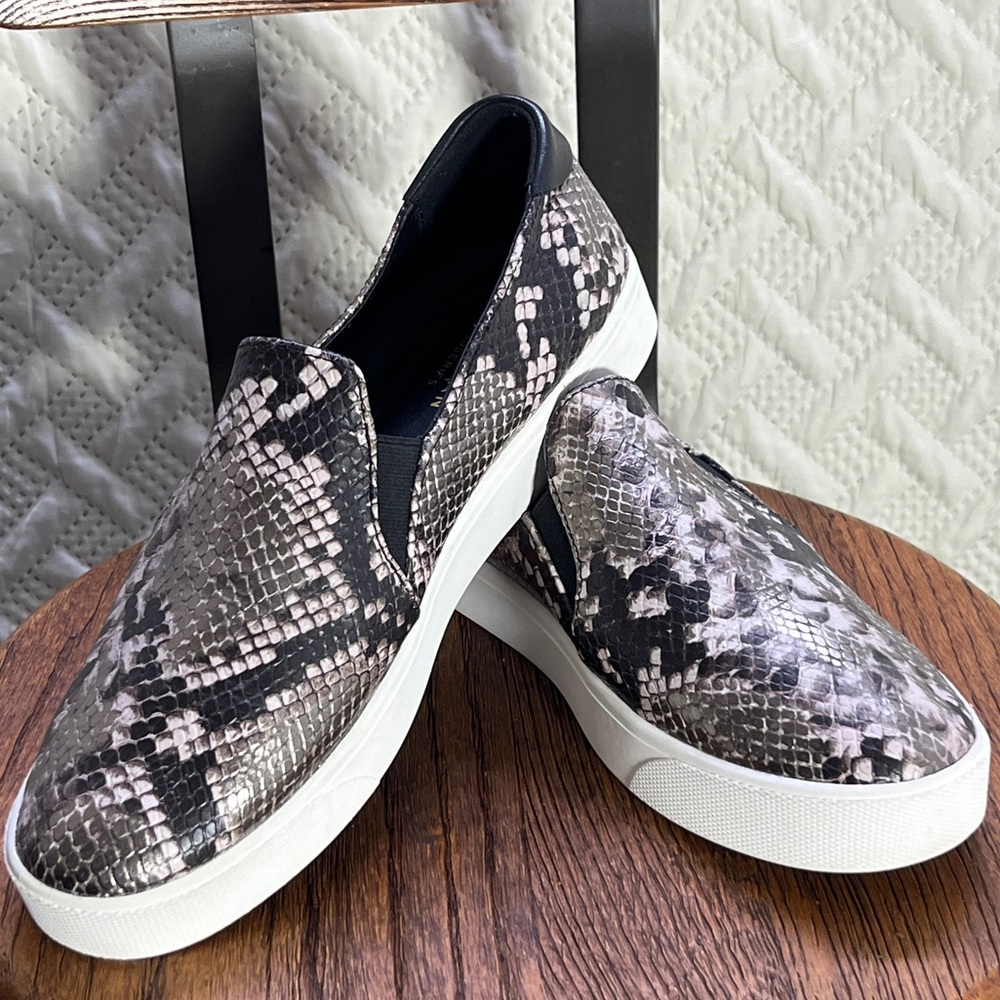 Cole Haan Grand Series Snake Skin Slip On Shoes